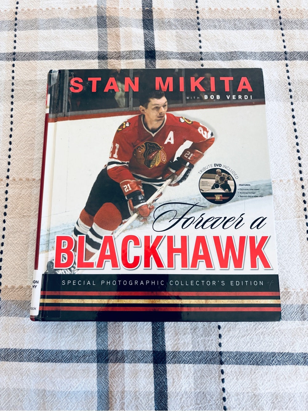 Stan Mikita Bob Verdi Forever a Blackhawk Hardcover Book 2011 NHL Hockey Chicago